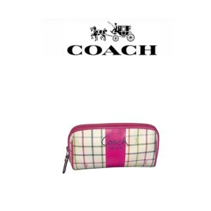 Coach Peyton Tattersall Cosmetic Bag